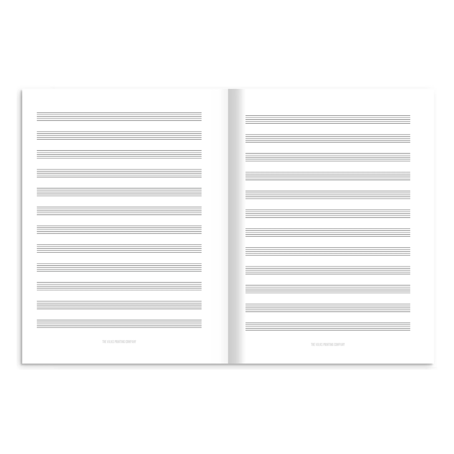 Watercolor Wash 2 - Blank Sheet Music Notebook